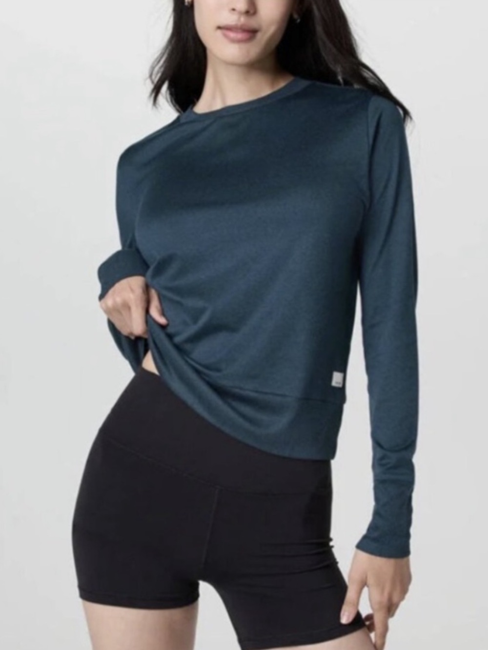 VUORI Daydream Crew Long Sleeve Top Blue Size Small